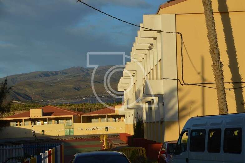 Imagen reciente del centro escolar de Melenara (Foto TA)